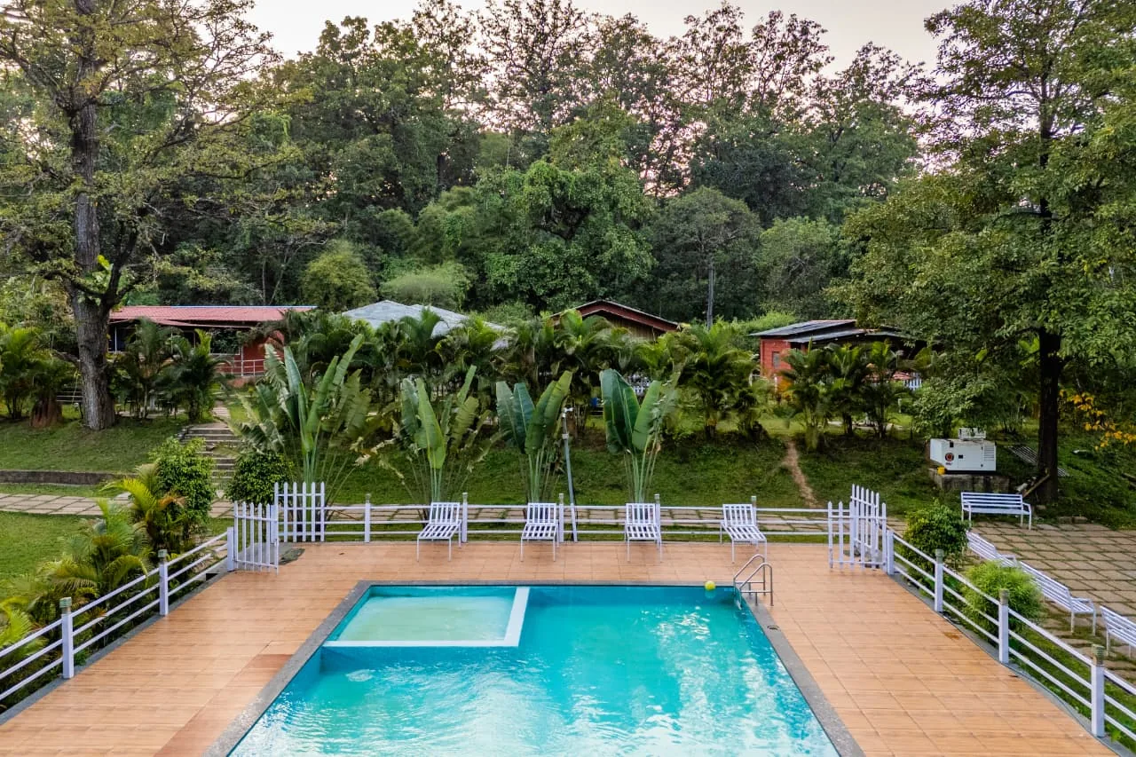 Dandeli stay with pool and cottage accommodation