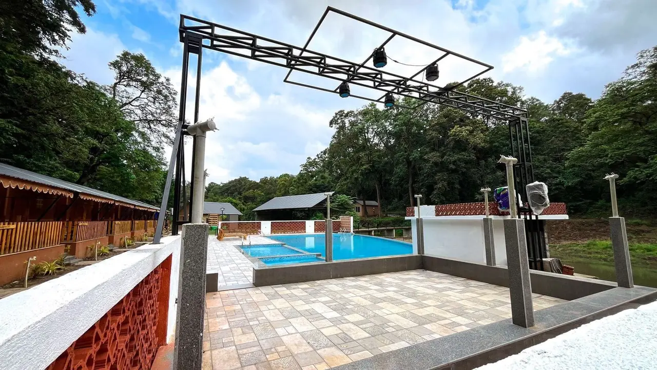 Rain dance activity at a Dandeli stay