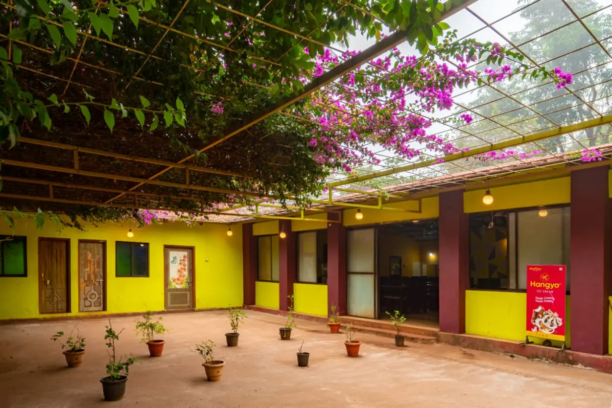 Courtyard area of Nature & Adventure Stay